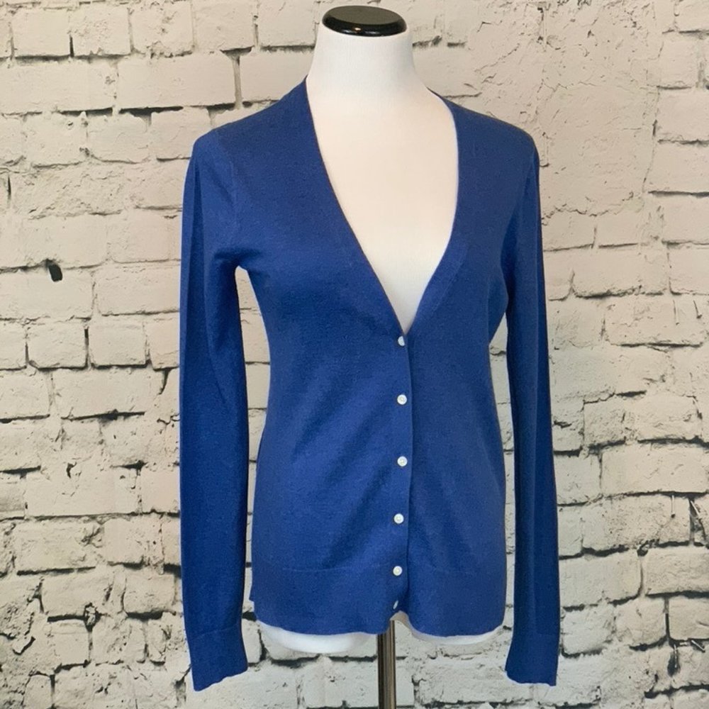 Banana Republic Long Blue Cardigan